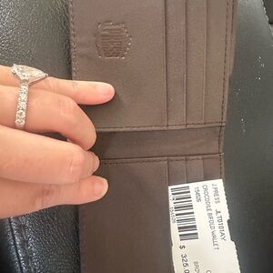 Brown Leather Key & Card Holder